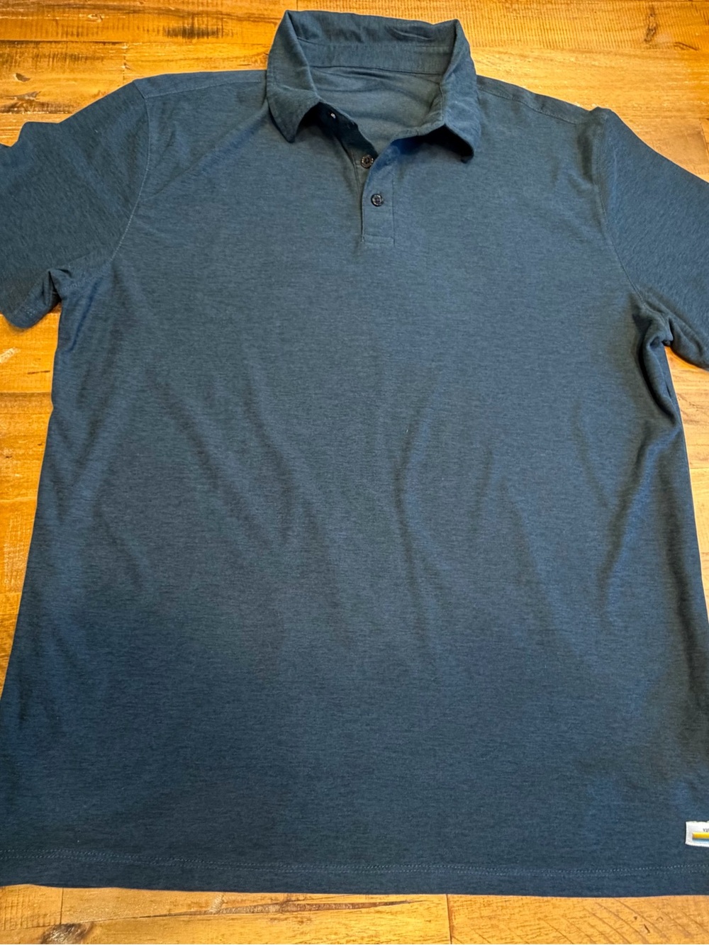 Vuori Men's Dark Teal Polo - Short Sleeve Performance